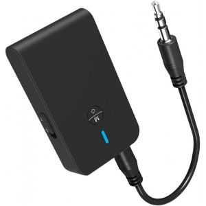 ZIIDOO Bluetooth 5.0 Transmitter and Receiver, 3-in-1 Wireless Bluetooth Adapter,Low Latency Bluetooth Audio Adapter for TV,Car,Home Stereo System