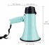 Pyle Megaphone Speaker PA Bullhorn - 20 Watts & Adjustable Vol Control w/ Built-in Siren & 800 Yard Range for Football, Baseball, Hockey, Cheerleading Fans & Coaches or for Safety Drills - PMP20,White