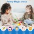BONAOK Mini Karaoke Machine, Portable Karaoke Speaker for Adults and Kids with Dazzling Lights and 2 Wireless Microphones, Karaoke Microphones Gifts for Girls, Boys