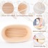 FORSUN Bread Banneton Proofing Basket Set of 2, 9 Inch Round & 10 Oval Cane Sourdough Baskets with Lame + Dough Scraper Linen Liner Basting Brush for Making Baking Fermentation