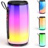 BONAOK  Bluetooth Karaoke Microphone for Kids & Adults, Wireless Rechargeable Mic with Built-in Stereo Speaker, Echo｜Duet Mode｜Recording｜Music Playback, Premium Leather Handle, Portable Storage Case