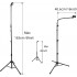 PYLE Boom Mic Stand-Kangziliang Mike Stand Gooseneck Microphone Stand Tripod Adjustable Height 3'- 6' with Mic Clips and 3/8" - 5/8" Adapter Microphone Stand for Singing