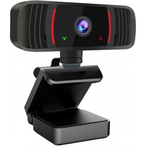 TTSTAR Webcam with Software Control, Stereo Microphone and Privacy Cover, Autofocus, 1080p FHD USB Web Camera, Compatible with Zoom/Skype/Teams/Webex, PC Mac Desktop
