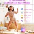BONAOK Mini Karaoke Machine, Portable Bluetooth Karaoke Speaker Unpowered Cabinets with 2 Wireless Microphones and Party Lights for Kids and Adults, Birthday Gifts for Girls Boys Family Home Party
