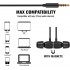 Sephia Clamor Wired Earbuds in Ear, Noise Isolating Headphones with Microphone, Earphones with Mic and Volume Control, Memory Foam, Bass Ear Buds Compatible with iPhone, Apple, iPad, Computer