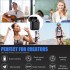 ISAIBELL Wireless Lavalier Microphone for iPhone iPad, ALPOWL Plug & Play Wireless Lapel Mic with Charging Case for Recording, Live Stream, TikTok, YouTube, Condenser Mic with Noise Reduction/Auto Sync