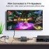 HMKCH HDMI Audio Extractor Splitter 4K hdmi to hdmi 3.5mm Audio Adapter Converter with AUX(RCA L/R) Stereo Audio Output Support 1080P 3D Compatable for PS4 Fire Stick Blu-Ray Player etc.