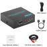 HMKCH HDMI Audio Extractor Splitter 4K hdmi to hdmi 3.5mm Audio Adapter Converter with AUX(RCA L/R) Stereo Audio Output Support 1080P 3D Compatable for PS4 Fire Stick Blu-Ray Player etc.