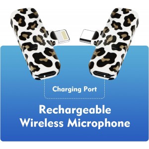 ONHEAR Wireless Lavalier Microphone for Type-C Phone, Plug-Play Wireless Mic with 2 Microphone for USB-C Android Phone Video Recording, Interview, Vlog, Auto Sync and Noise Reduction
