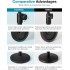 Raycon 3 in 1 Multi-Function Desktop Microphone Stand, Adjustable Table Mic Stand with Microphone Clip, Cell Phone Clip, 5/8" Male to 3/8" Female Metal Adapter