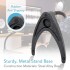 Raycon Desktop Microphone Stand - Universal Tabletop Mic Holder w/ Flexible 8.2'' Inch Gooseneck Mount and Solid U Shape Base - Perfect for Table Desk or Counter Black
