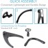 Raycon Desktop Microphone Stand - Universal Tabletop Mic Holder w/ Flexible 8.2'' Inch Gooseneck Mount and Solid U Shape Base - Perfect for Table Desk or Counter Black
